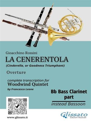 cover image of Bb Bass Clarinet (instead Bassoon) part of "La Cenerentola" for Woodwind Quintet